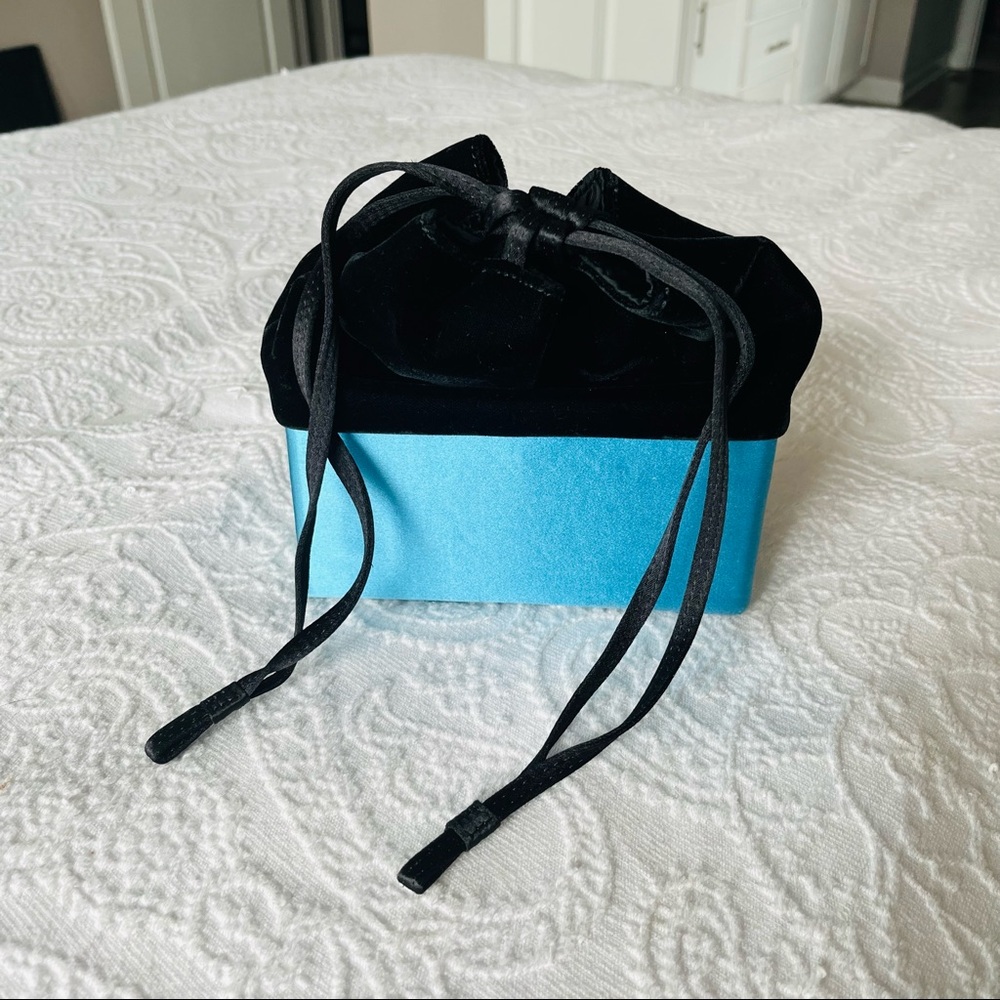 Custom Giorgio Armani drawstring silk velvet bag (order tag still attached)